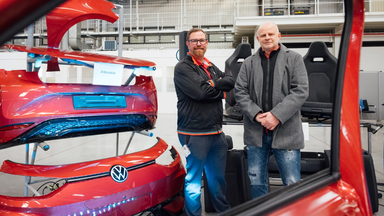 Startschuss fuer Circular Economy der Volkswagen AG am 21.01.2026 im Januar 2026 bei Volkswagen Sachsen in Zwickau . Foto: Oliver Killig