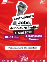 Plakat 1. Mai Plauen