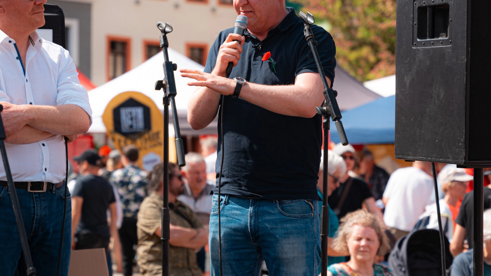 Eindrücke vom 1. Mai in Zwickau, Plauen und Aue.