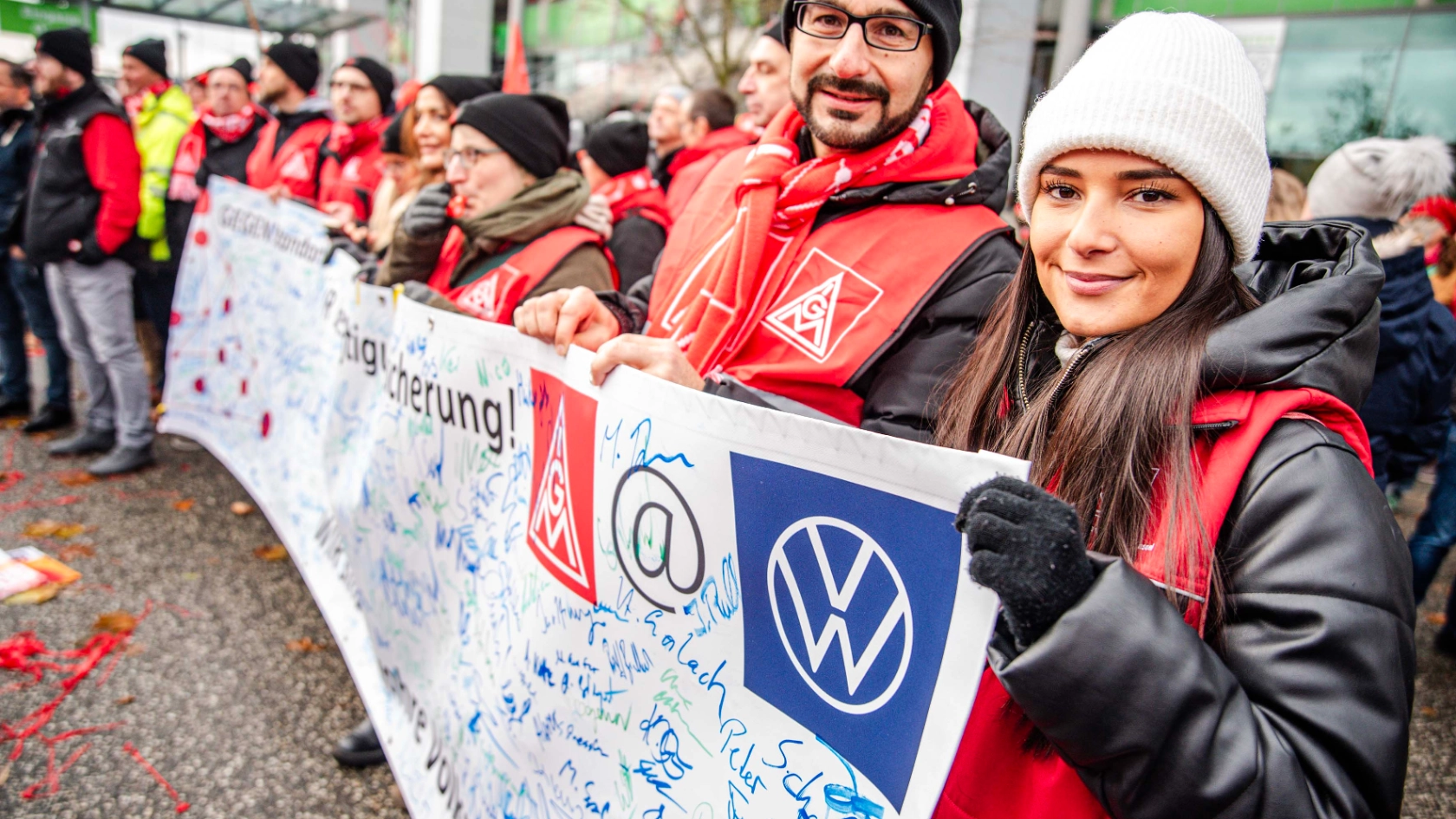 2024-11-21 3. Verhandlung VW Kundgebung