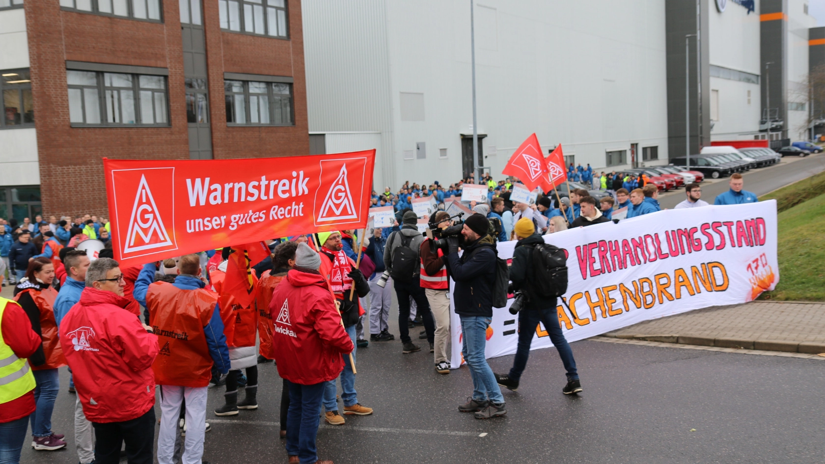 Warnstreik VW