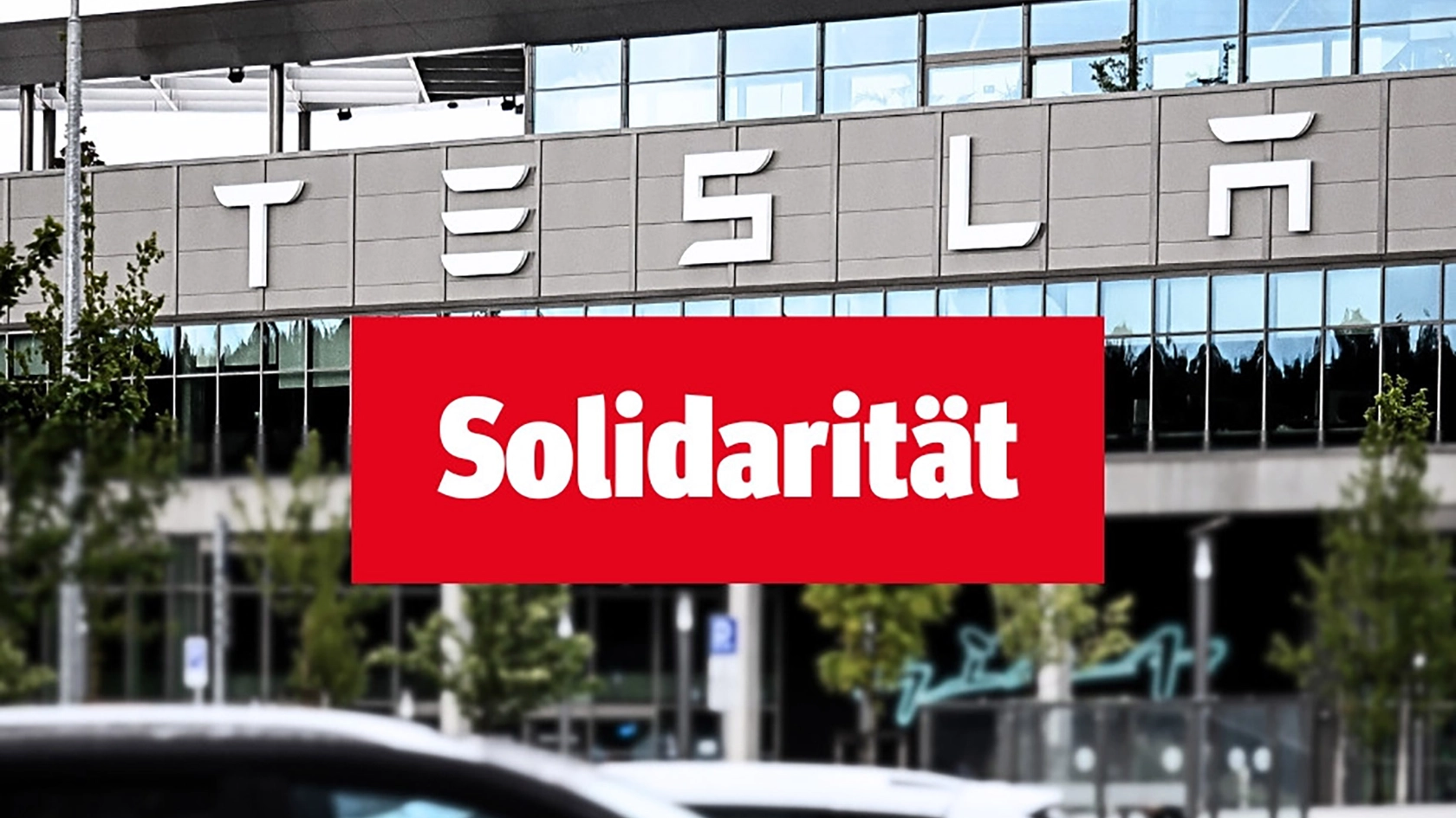 Solidarität mit Tesla