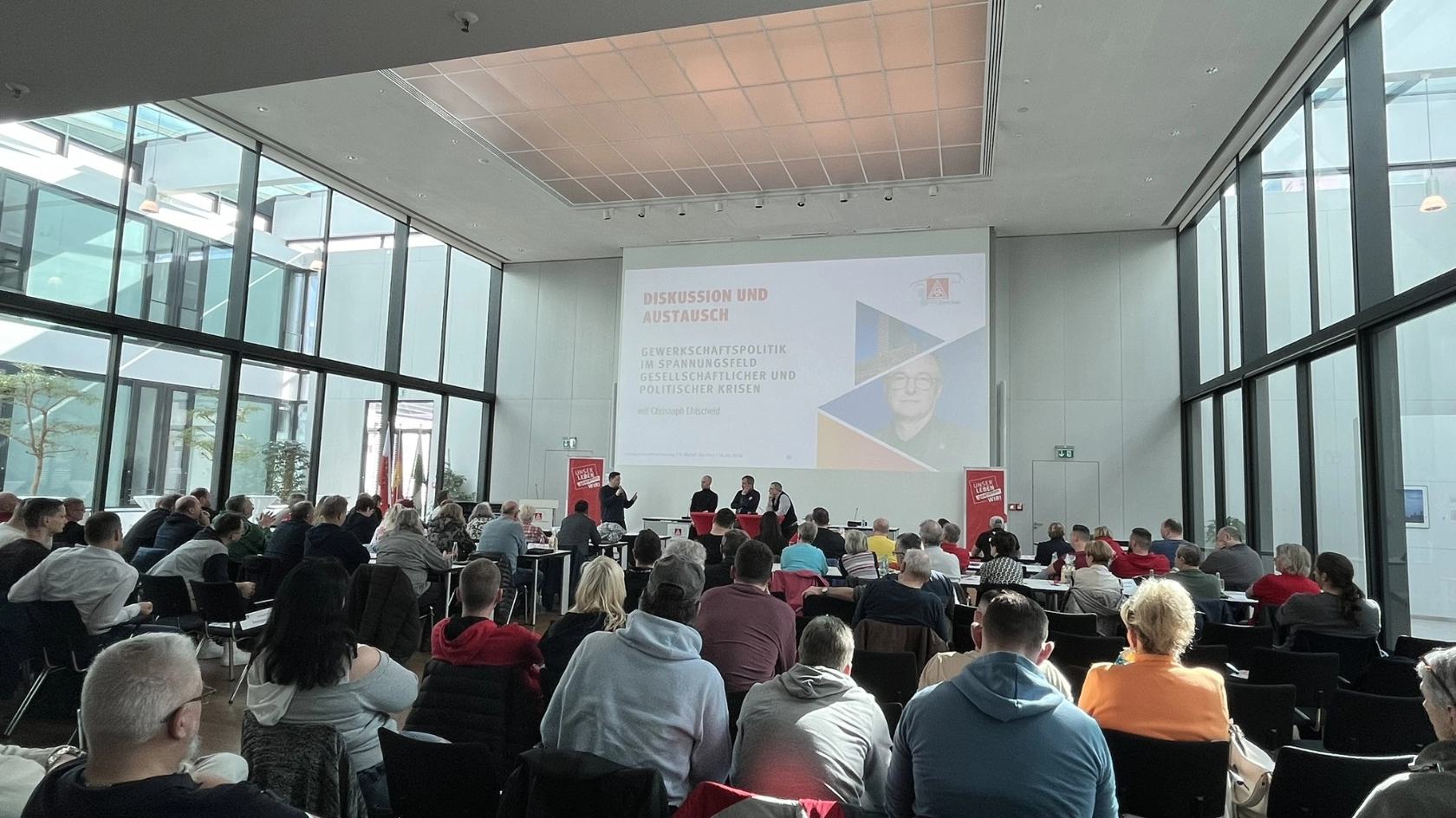 Erste Delegiertenversammlung des Jahres 2024 im Zwickauer Rathaus. Fotos: IG Metall Zwickau