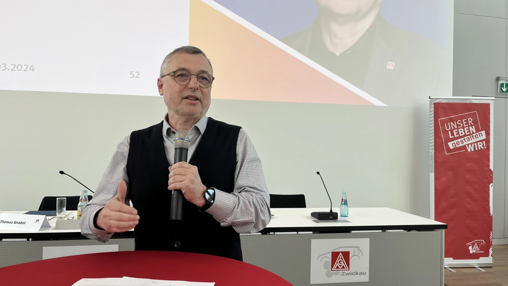 Erste Delegiertenversammlung des Jahres 2024 im Zwickauer Rathaus. Fotos: IG Metall Zwickau