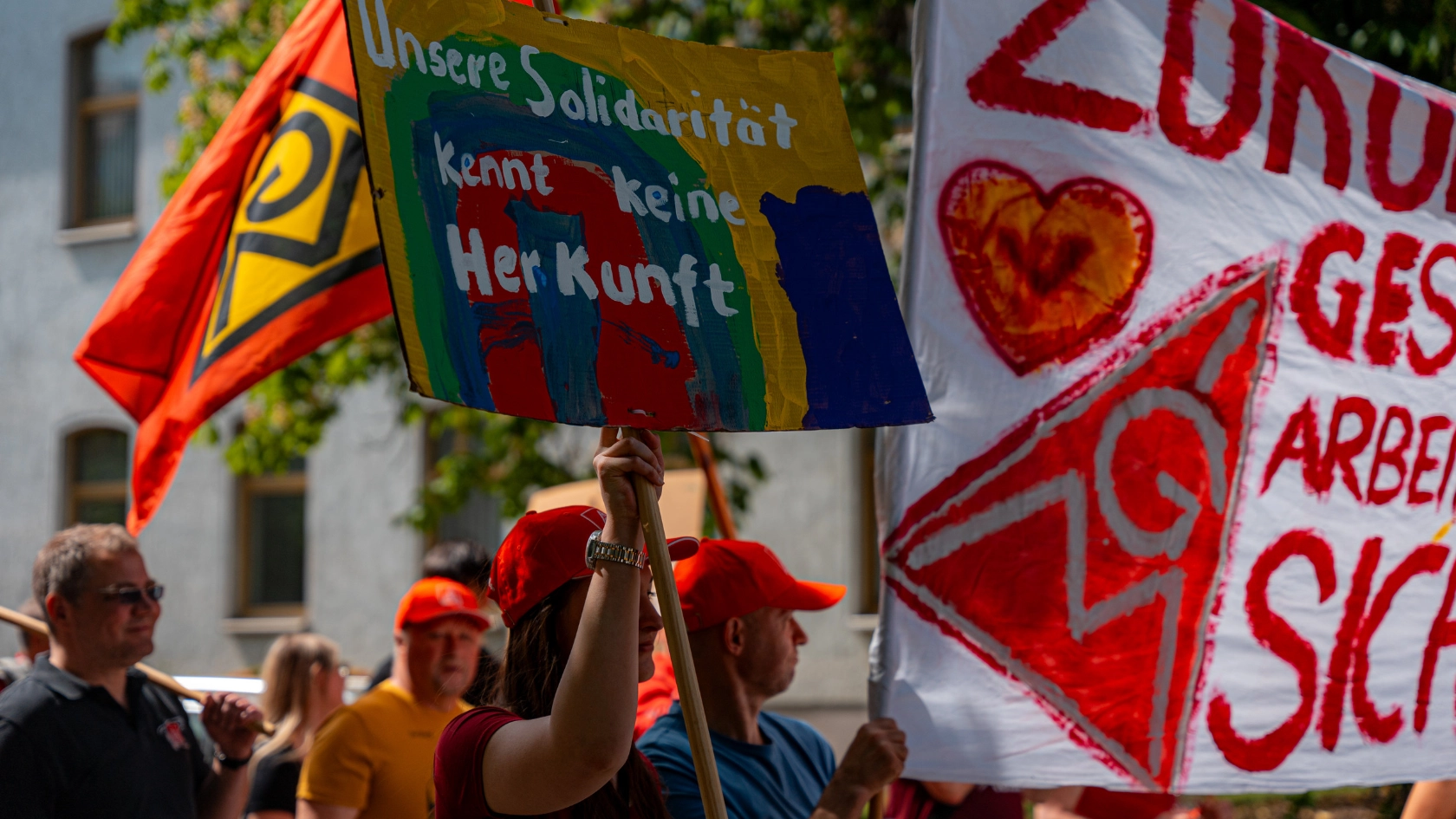 Eindrücke vom 1. Mai in Zwickau, Plauen und Aue.