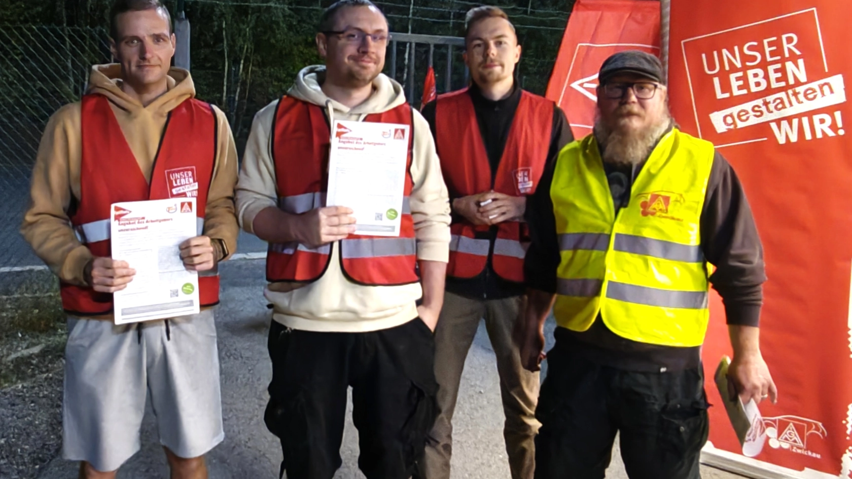 Toraktion Tarifverhandlungen SBG Neumark