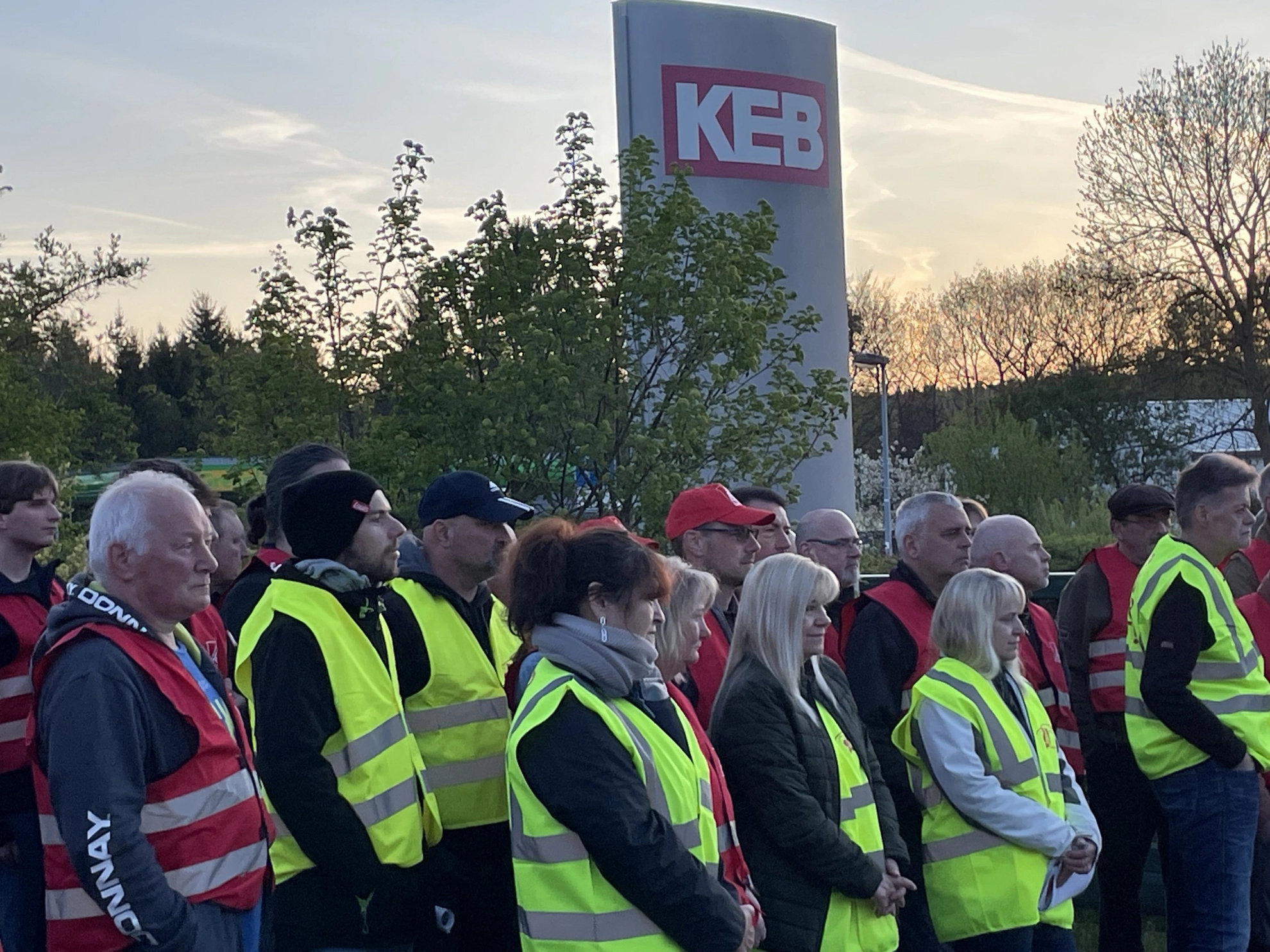 Streik in den Mai bei KEB Antriebstechnik