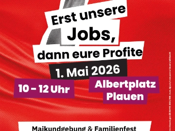 Plakat 1. Mai Plauen