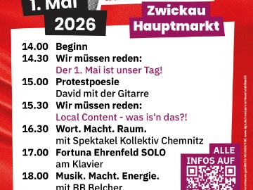 Programm 1. Mai Zwickau
