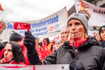 Massiver Arbeitskampf ab Anfang Dezember notwendig