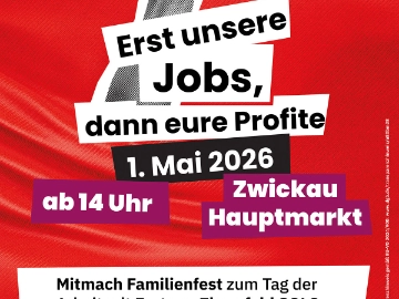 Plakat 1. Mai Zwickau