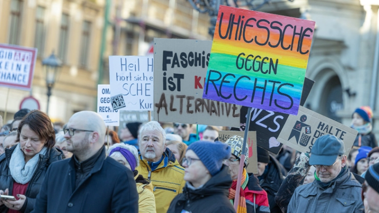 Demo gegen Rechts