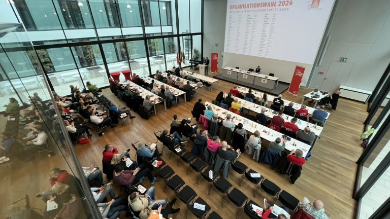 Erste Delegiertenversammlung des Jahres 2024 im Zwickauer Rathaus. Fotos: IG Metall Zwickau