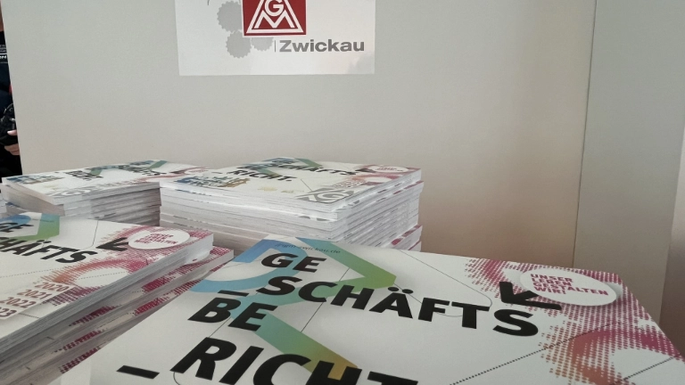 Erste Delegiertenversammlung des Jahres 2024 im Zwickauer Rathaus. Fotos: IG Metall Zwickau