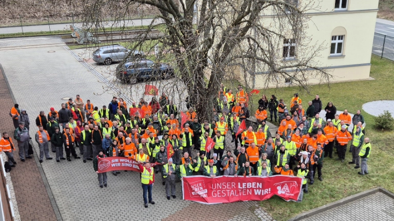 Warnstreik Schnellecke