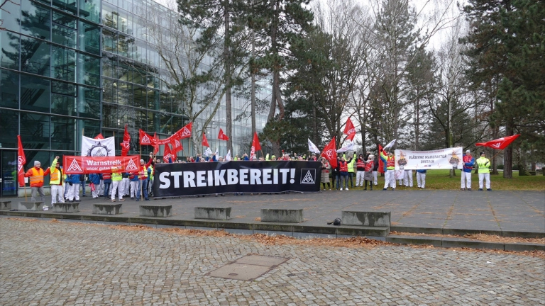 Warnstreik VW