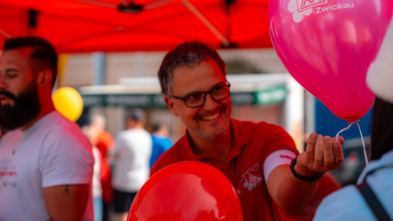 Eindrücke vom 1. Mai in Zwickau, Plauen und Aue.