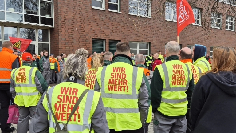 Warnstreik Schnellecke