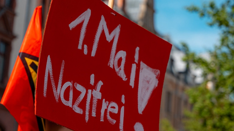 Eindrücke vom 1. Mai in Zwickau, Plauen und Aue.
