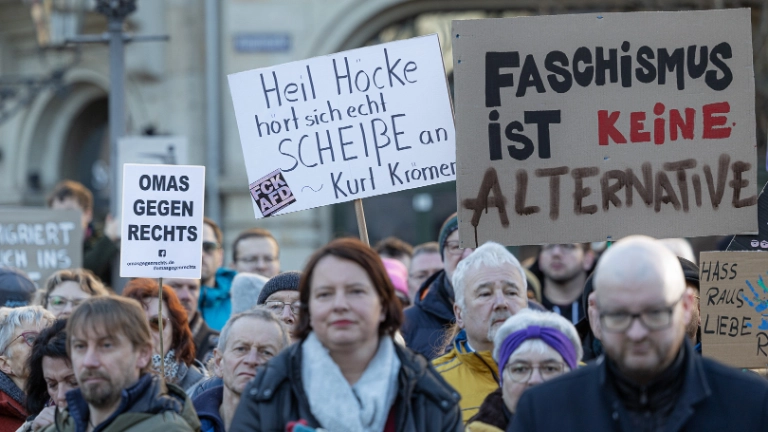 Demo gegen Rechts