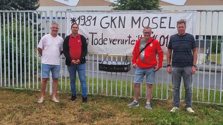 Letzte Schicht Gelenkwelle Mosel GKN Driveline